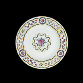 Louveciennes Green/Gold Bread And Butter Plate 16.2 Cm