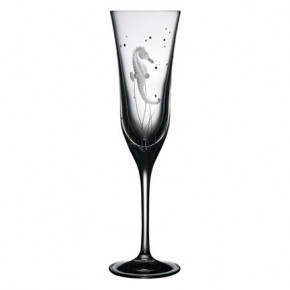 Pacifica Seahorse Clear Champagne Flute