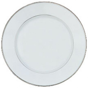 Orsay White/Platinum Oval Dish