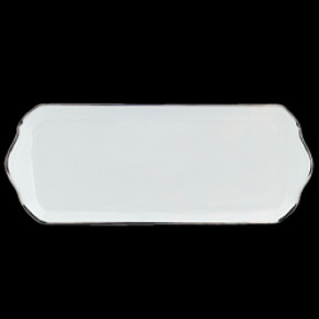 Orsay White/Platinum Tart Platter 31.5 Cm