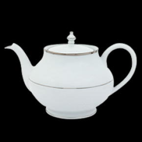 Orsay White/Platinum Round Teapot 120 Cl