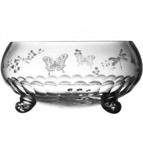 Springtime Clear Footed Bowl 13"