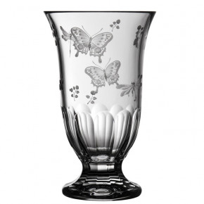 Springtime Clear Footed Vase 10"