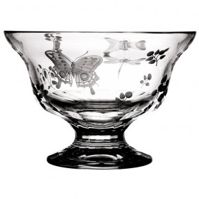 Springtime Clear Footed Bowl 8"