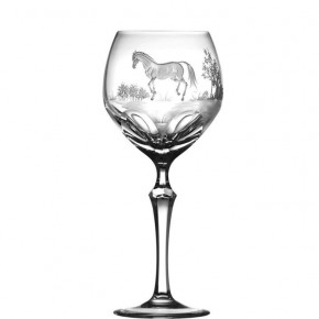 Run 4 Roses English Thoroughbred Clear Water Goblet