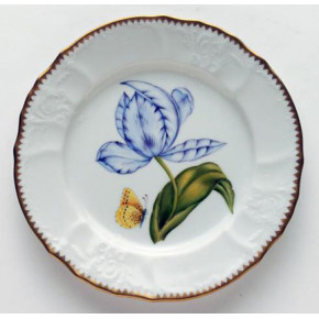 Old Master Tulips Purple & Blue Tulip Salad Plate 7.5 in Rd