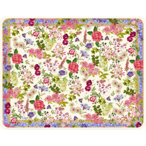 Millefleurs Acrylic Serving Tray, Large 18 1/4" x 14 5/16"
