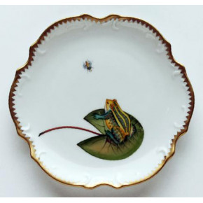 Seascape Waterlily Frog On Lily Pad Bread & Butter Plate 6.25 in Rd