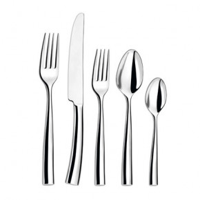Silhouette Stainless 5 Pc Setting (Table Knife, Table Fork, Dessert/Salad Fork, Dessert/Soup Spoon, Tea Spoon)