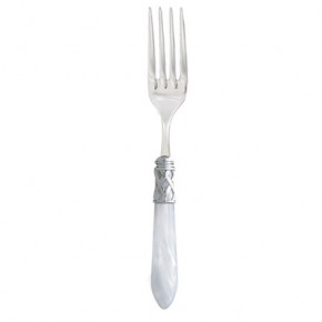 Aladdin Brilliant White Serving Fork 9.5"L