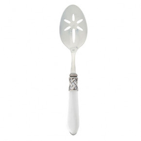 Aladdin Antique Clear Slotted Serving Spoon 9.5"L