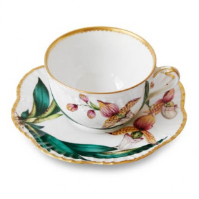 Jardin D'Orchidees Tea Cup & Saucer