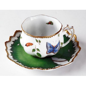 Morning Glory Ruffled Cup & Saucer