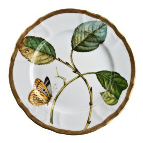 Antique Forest Leaves Salad Plate 7.75 in Rd