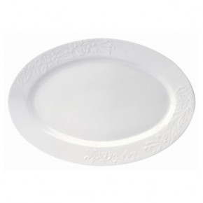 Promenade White Oval Platter