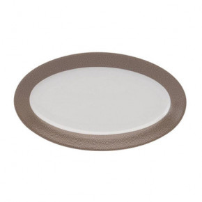 Seychelles Taupe Relish Dish Or Sauce Boat Tray