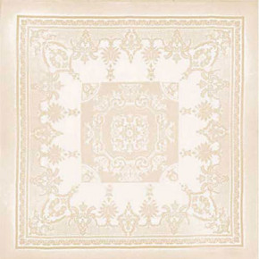 Beauregard Ivory 100% Cotton Tablecloth 75" x 122"