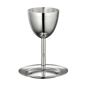 Judaique Kiddush Cup Silverplated