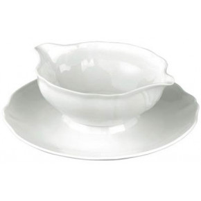 Argent Sauce Boat And Stand Round 7.9 in.
