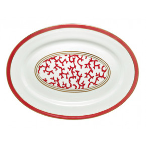 Cristobal Coral Oval Dish/Platter/Platter 16.1417x11.811"