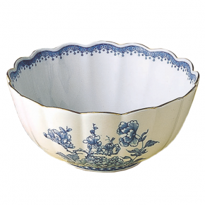 Imperial Blue Scalloped Serving Bowl 8"