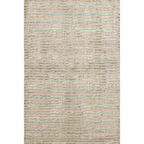 Cut Stripe Ocean Hand Knotted Viscose Rug - Hand Knotted