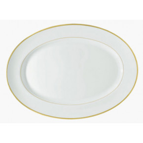 Fontainebleau Gold (Filet Marli) Oval Dish/Platter/Platter 16.1417x11.811"