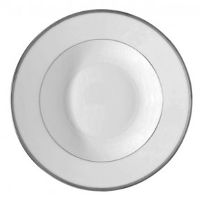 Fontainebleau Platinum (Filet Marli) French Rim Soup Plate Round 9.1 in.