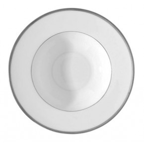 Fontainebleau Platinum (Filet Marli) Rim Soup Plate Rd 8.3"