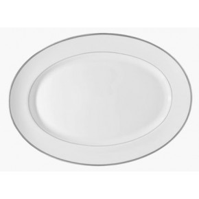Fontainebleau Platinum (Filet Marli) Oval Dish/Platter/Platter 16.1417x11.811"