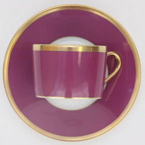 Arc-en-Ciel Fuchsia Tea Cup & Saucer (Special Order)