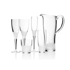 Kim Seybert Crackle Goblet in Platinum - Set of 4