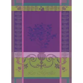 Myrtilles Violet Kitchen Towel 22" x 30"