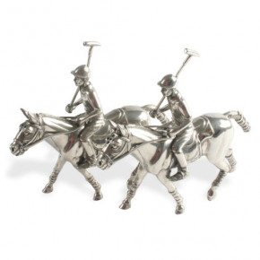 Equestrian Pewter Polo Player Salt And Pepper Set