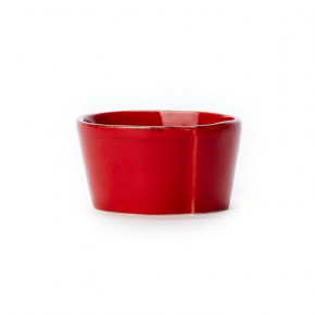 Lastra Red Condiment Bowl 4"D