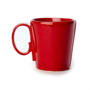 Lastra Red Mug 4"H, 12 oz