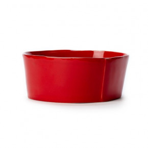 Lastra Red Medium Serving Bowl 8.5"D, 3.5"H
