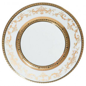 Medicis White American Dinner Plate Round 10.6 in.