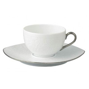 Mineral Filet Platinum Tea Cup Extra Round 3.7 in.