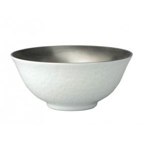 Mineral Filet Platinum Chinese Soup Bowl Full Platinum Inside Round 4.7 in.