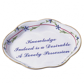 Knowledge Is Desirable.. Ring Tray 4.5"