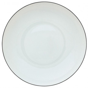 Monceau Black Rim Soup Plate Round 8.7 in.