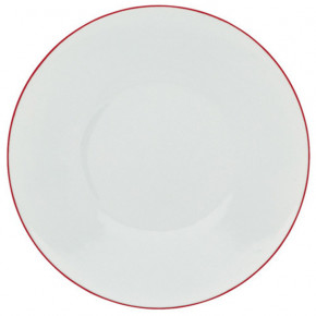 Monceau Red Dessert Coupe Plate Flat Rd 8.7"