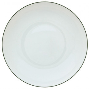 Monceau Empire Green Rim Soup Plate Round 8.7 in.