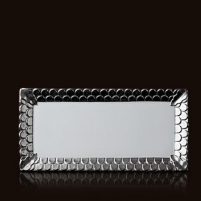 Aegean Platinum Rectangular Platter 15.5x7.5"