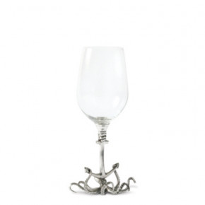 Sea And Shore Octopus Pewter Stem White Wine Glass