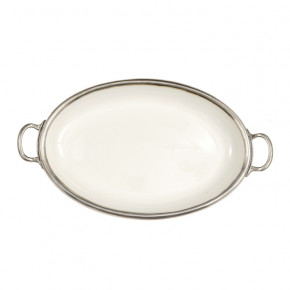 Tuscan Oval Tray with Handles 20.75" L x 12" W