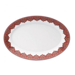 Dhara Red Oval Platter (Special Order)