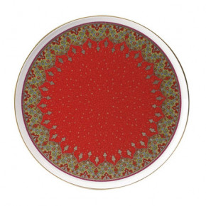 Dhara Red Round Cake Platter (Special Order)