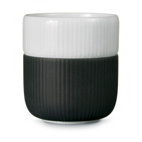 Fluted Contrast Mug 38 cl 12.85 oz Anthracite